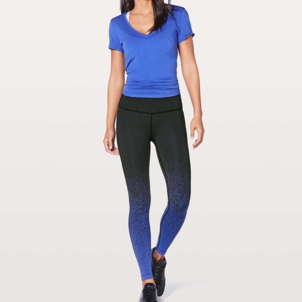 Lululemon Wunder Under Hi-Rise Tight (Ombre Speckle) 25" (Size 4)